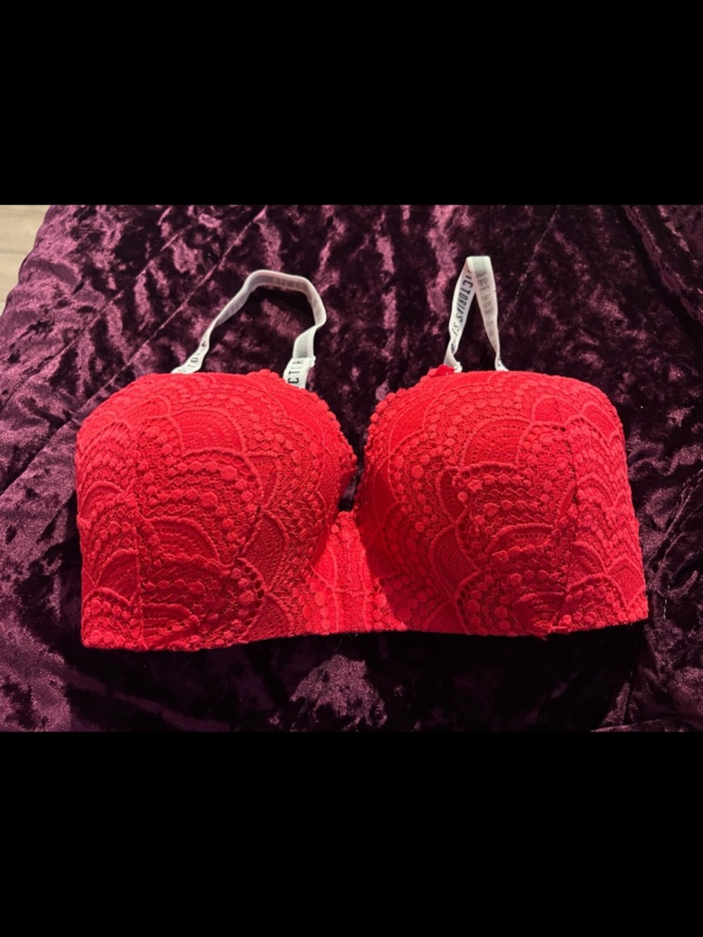 Victoria's Secret Red everyday wireless bra